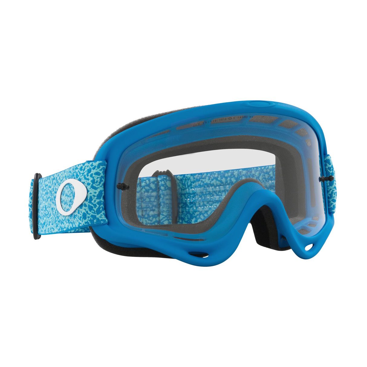 Oakley O Frame MX Goggle (Sexton Blue Crackle) Clear Lens
