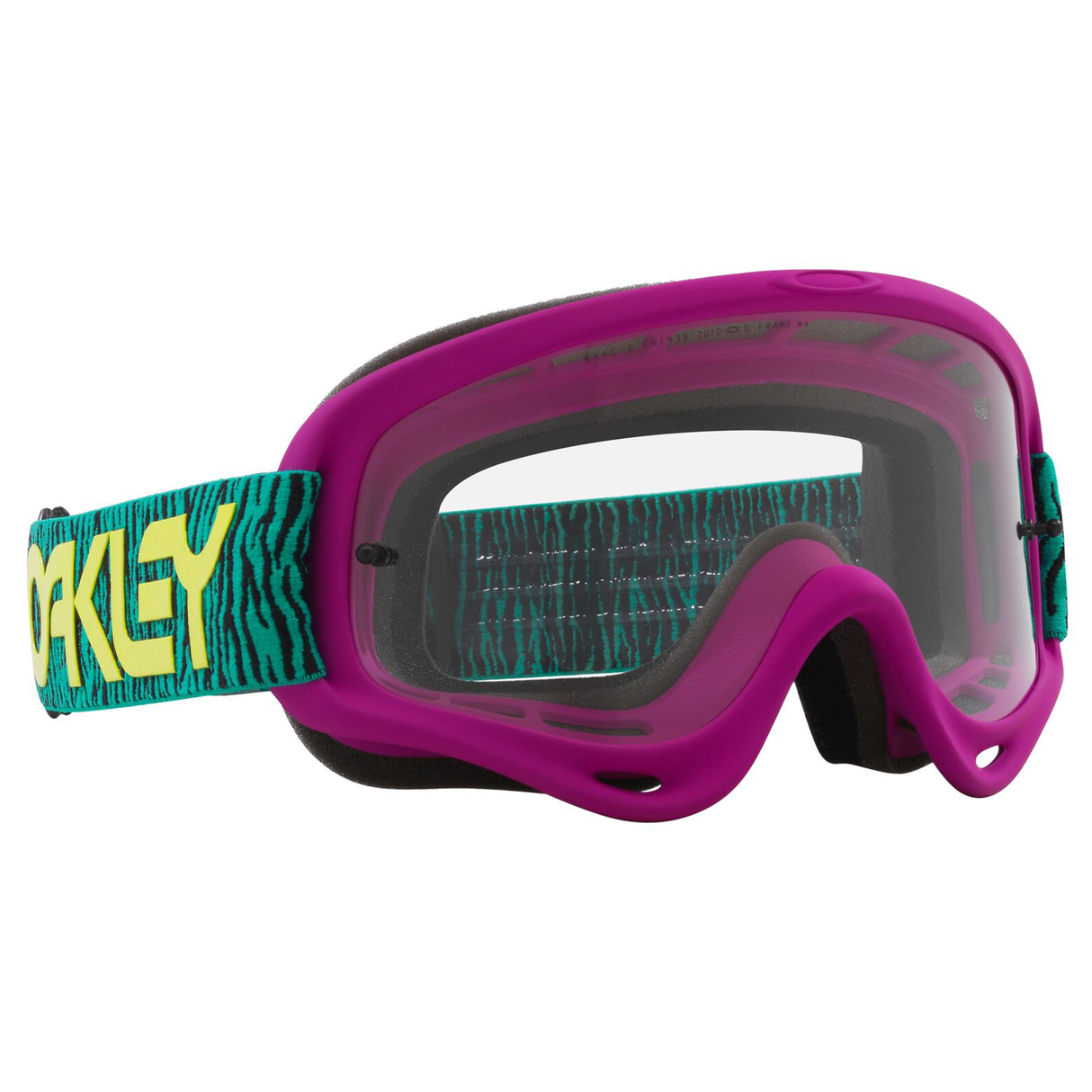 Oakley O Frame MX Goggle (Celeste Bengal) Clear Lens