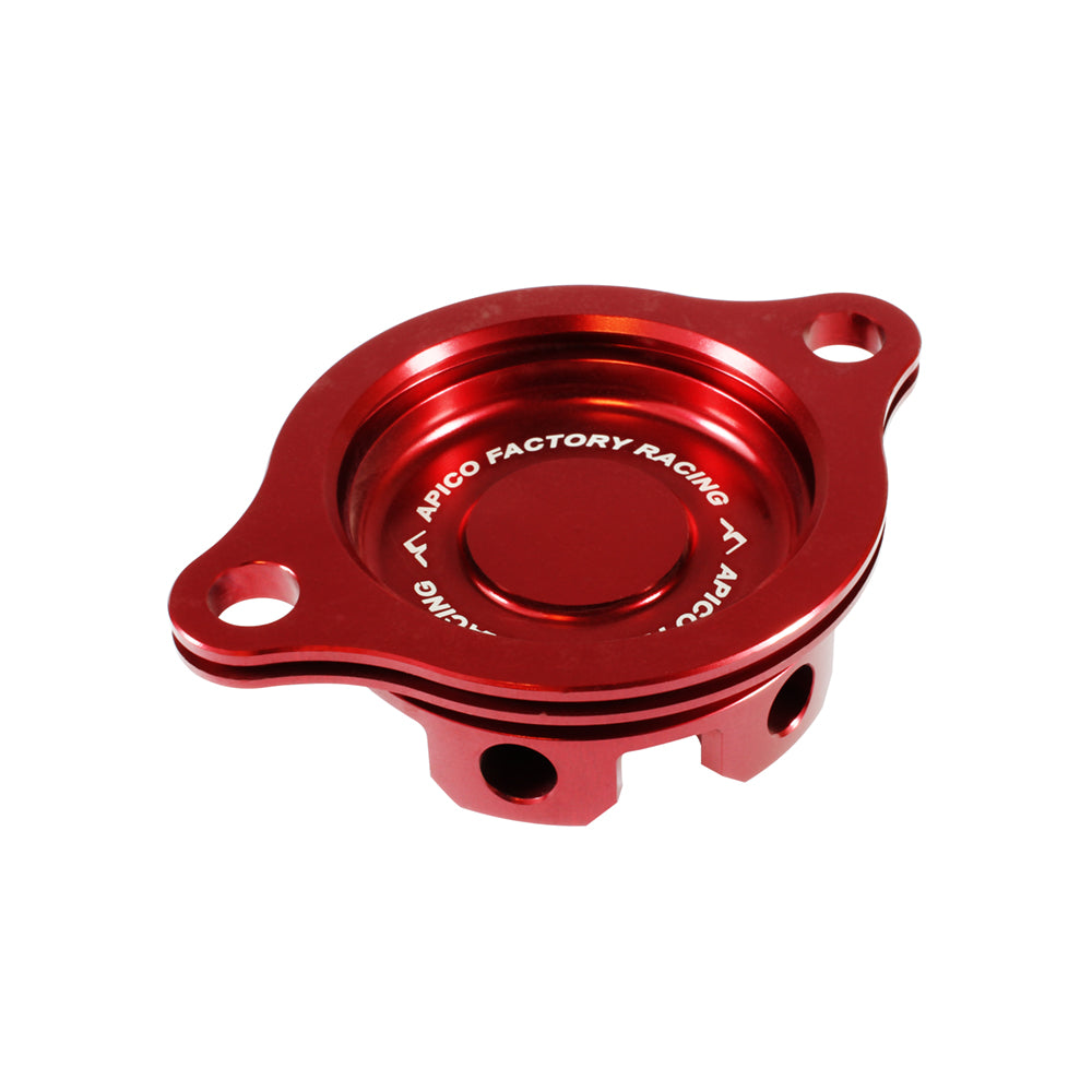 OIL FILTER COVER HONDA CRF150R 07-23 RED