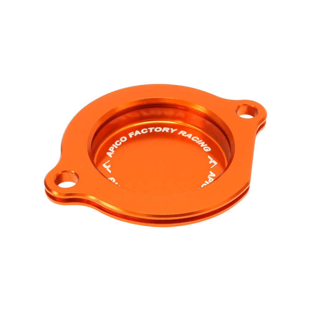 OIL FILTER COVER KTM SX-F250 06-12, EXC250/400/450/525 00-07,EXC-F250 07-13 ORANGE