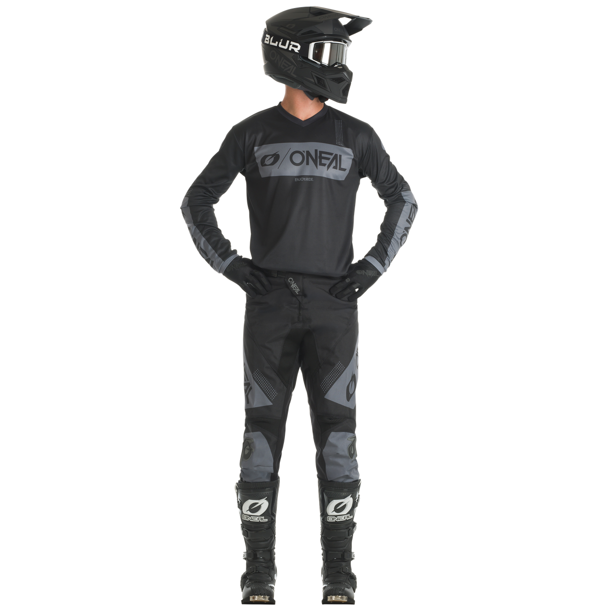 ELEMENT Jersey RACEWEAR black/gray