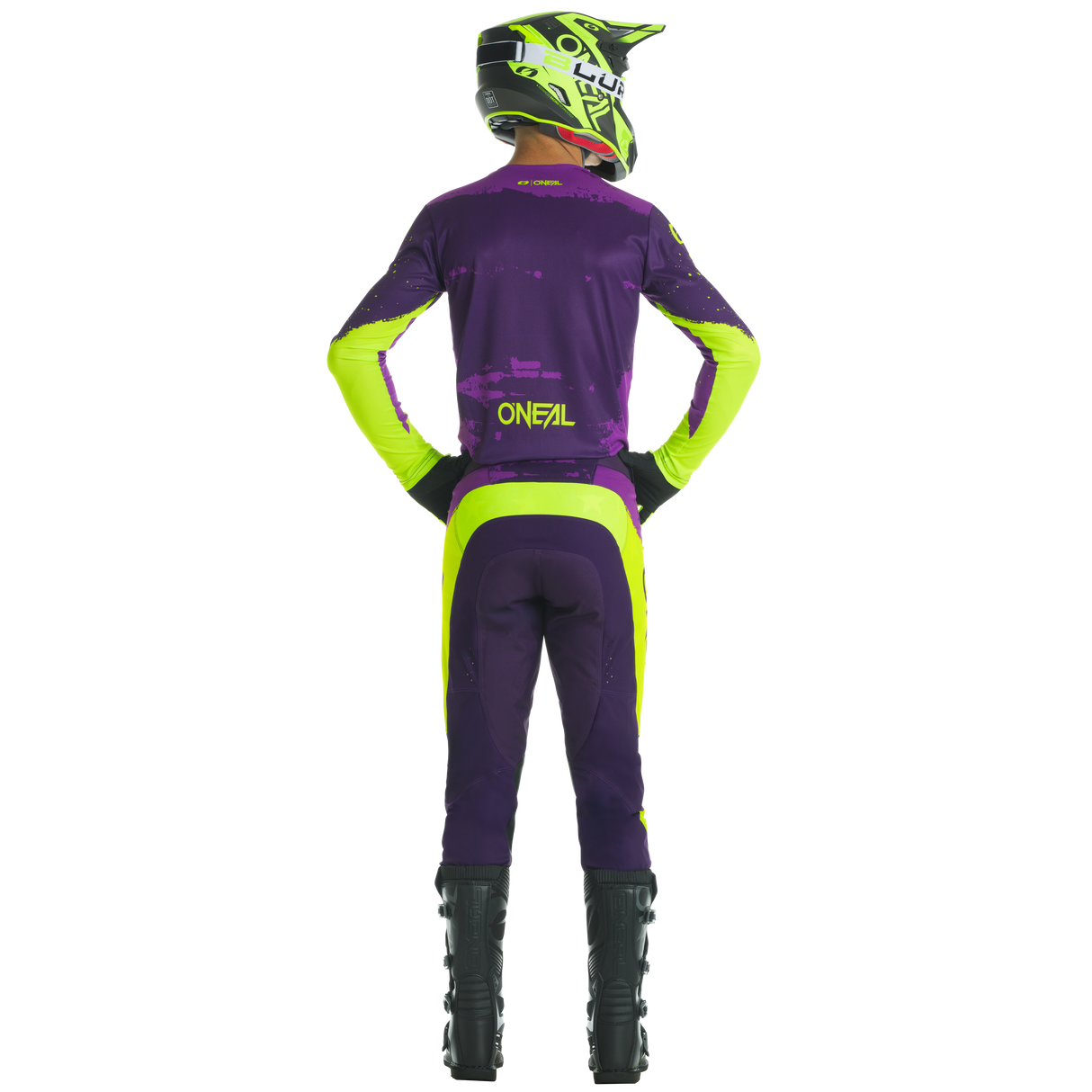MAYHEM Jersey PAINT purple/neon yellow
