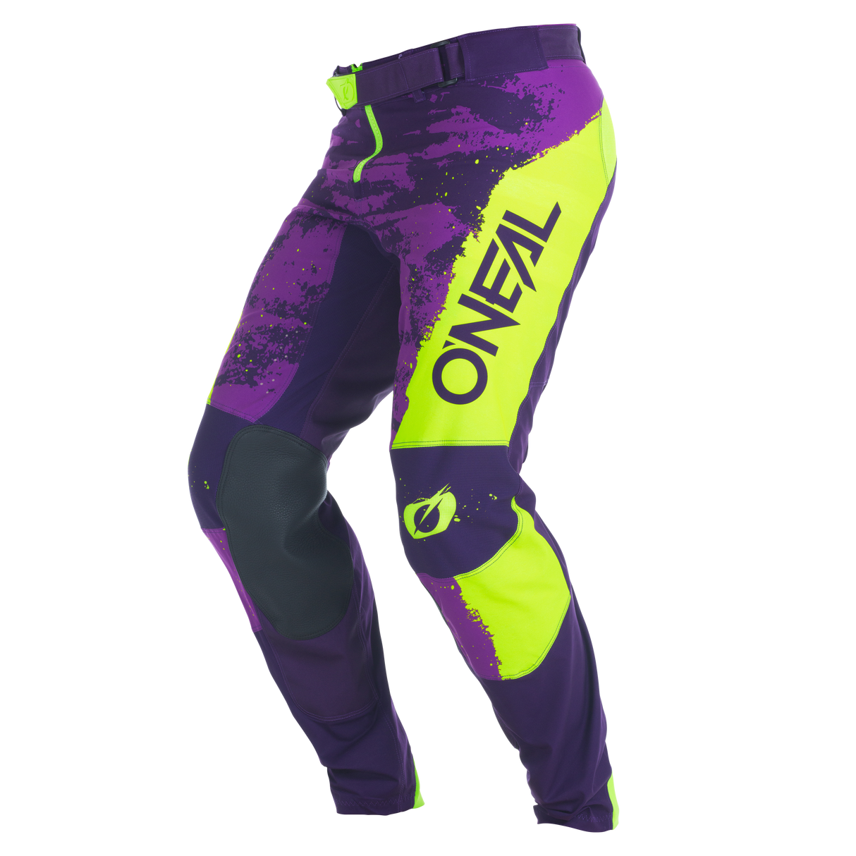 MAYHEM Pants PAINT purple/neon yellow