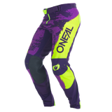 MAYHEM Pants PAINT purple/neon yellow