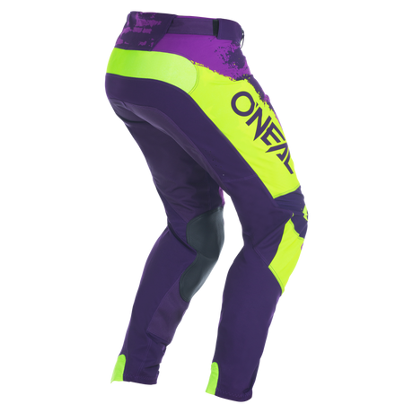MAYHEM Pants PAINT purple/neon yellow