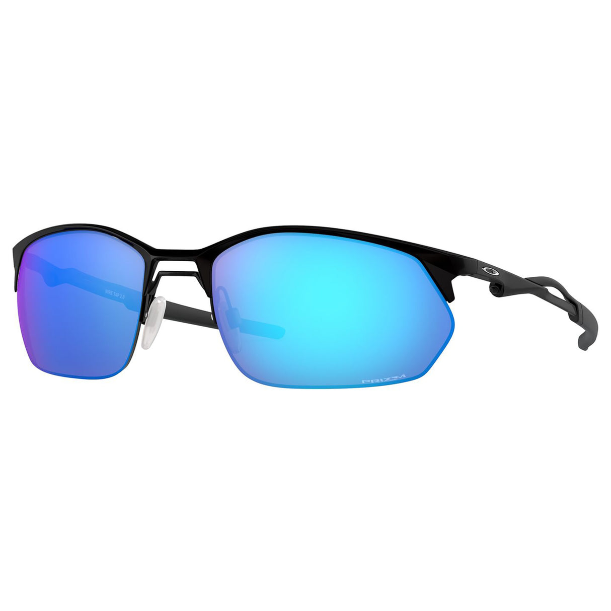 Oakley Wire Tap 2.0 Sunglasses (Satin Black) Prizm Sapphire Lens