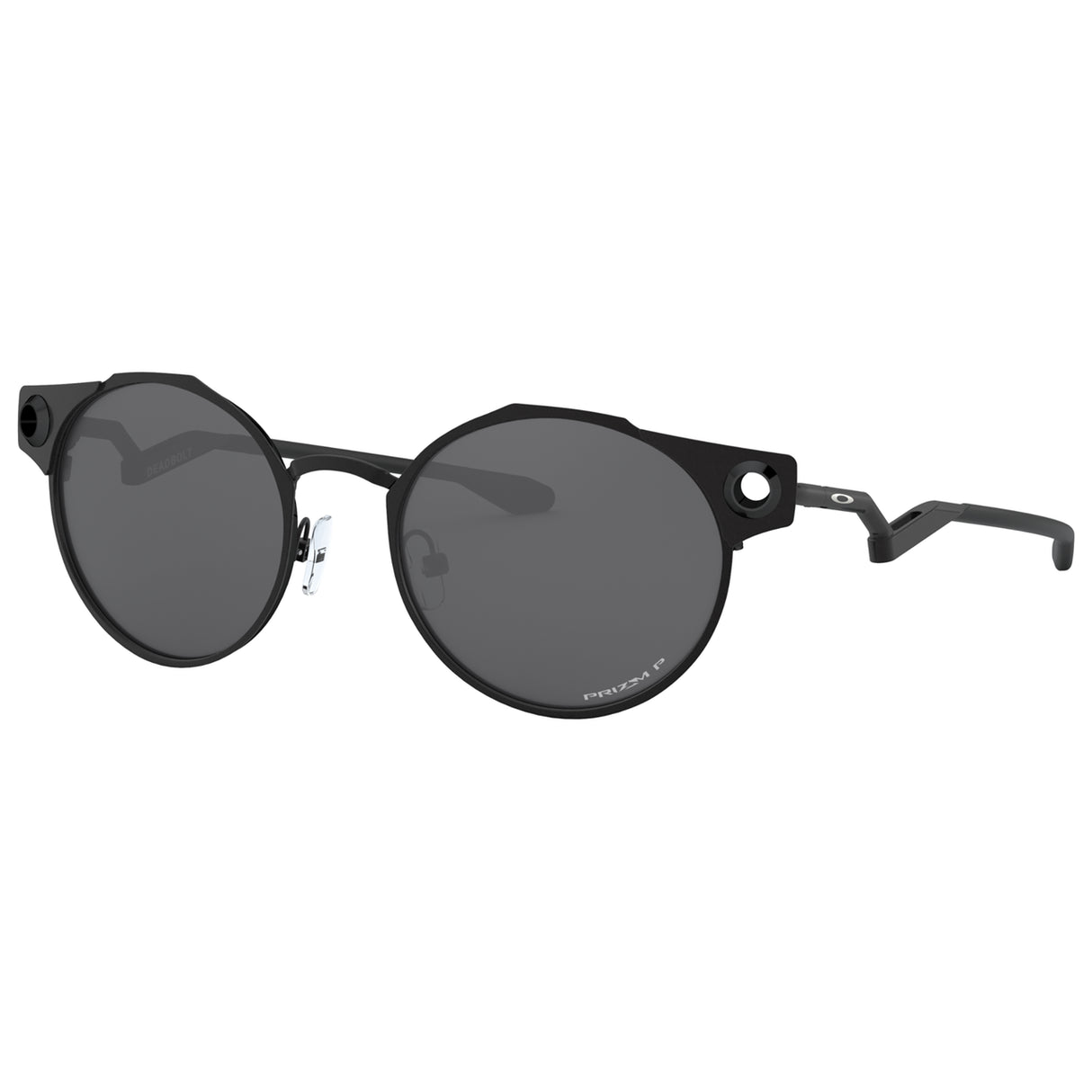 Oakley Deadbolt Sunglasses (Satin Black) Prizm Black Polarized Lens
