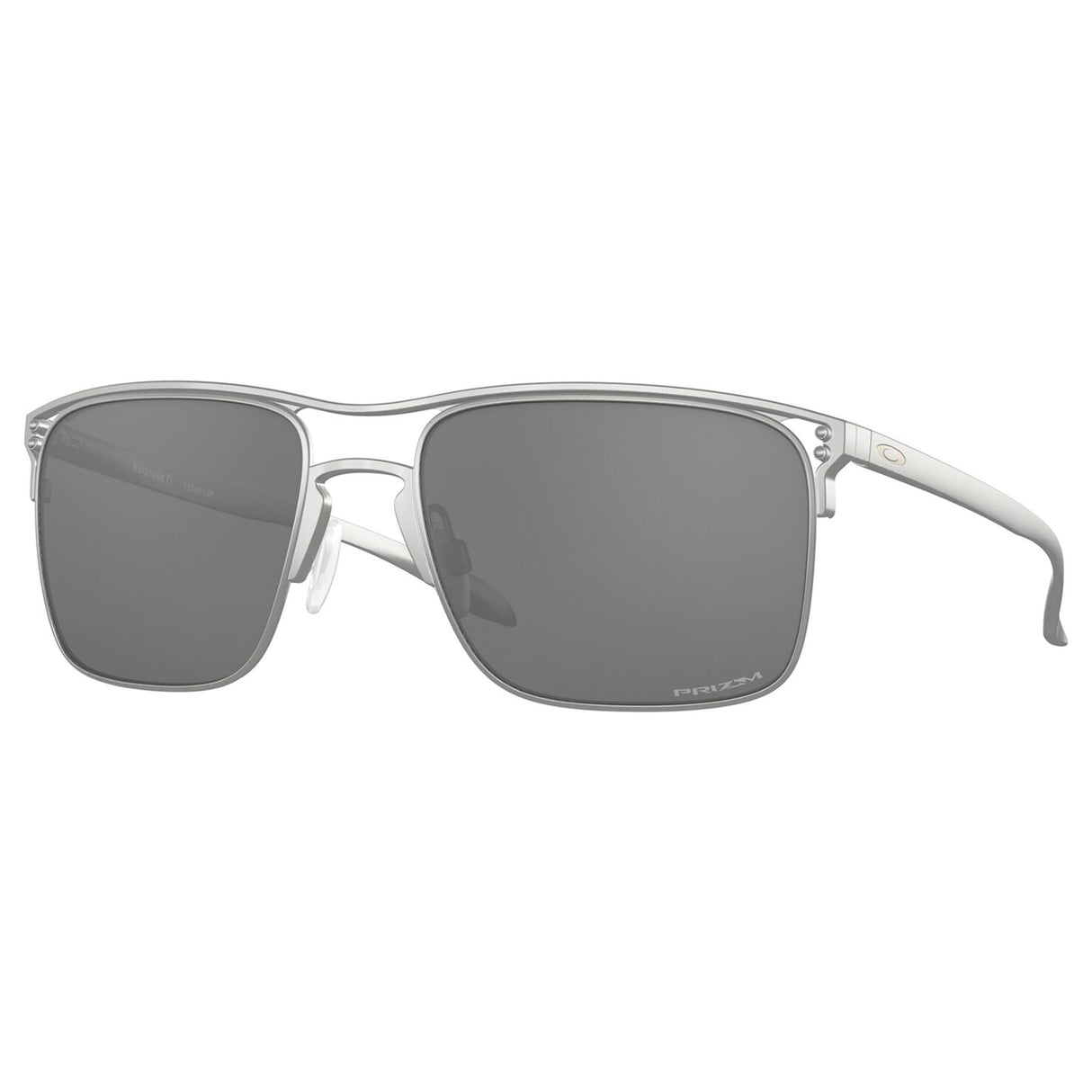 Oakley Holbrook Ti Sunglasses (Ti Satin Chrome) Prizm Black Lens