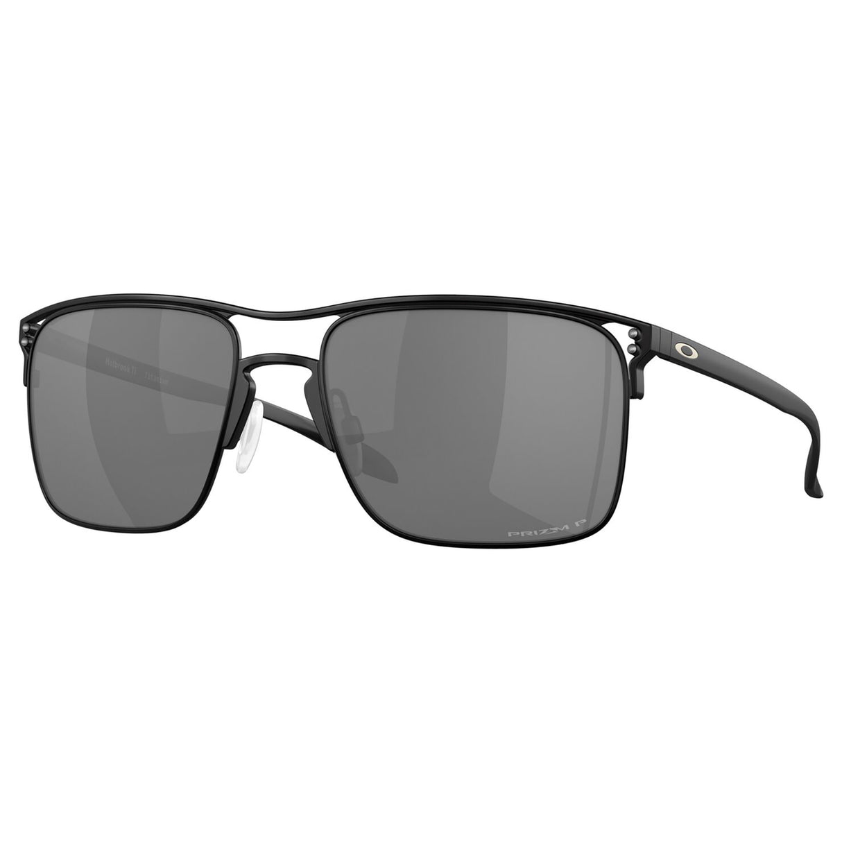 Oakley Holbrook Ti Sunglasses (Satin Black) Prizm Black Polarized Lens