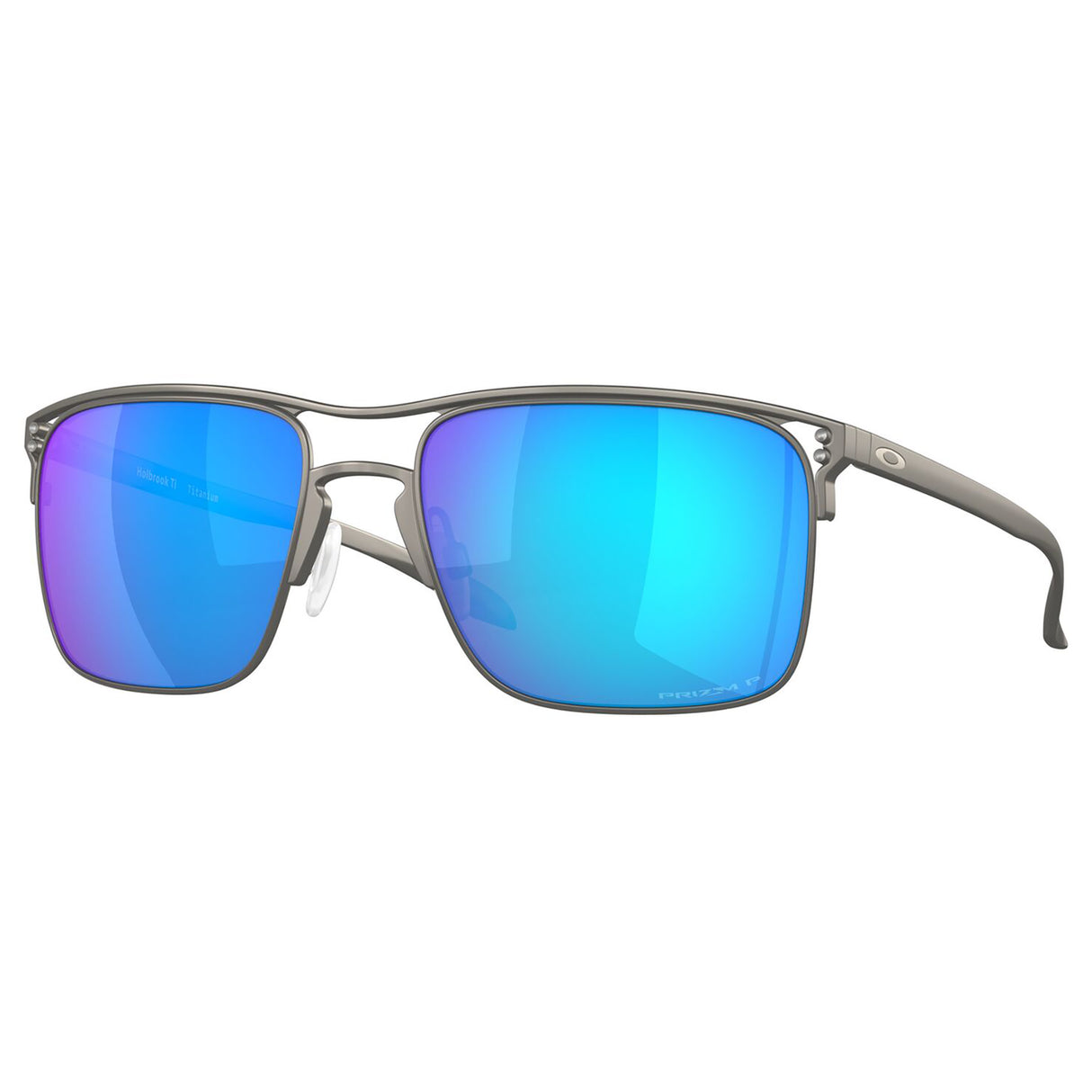 Oakley Holbrook Ti Sunglasses (Matte Gunmetal) Prizm Sapphire Polarized Lens