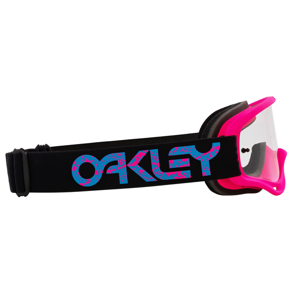OAKLEY O-FRAME MX GOGGLE (PINK SPLATTER) CLEAR LENS