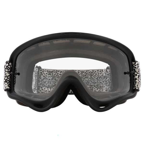 OAKLEY O FRAME MX GOGGLE GREY CRACKLE CLEAR LENS