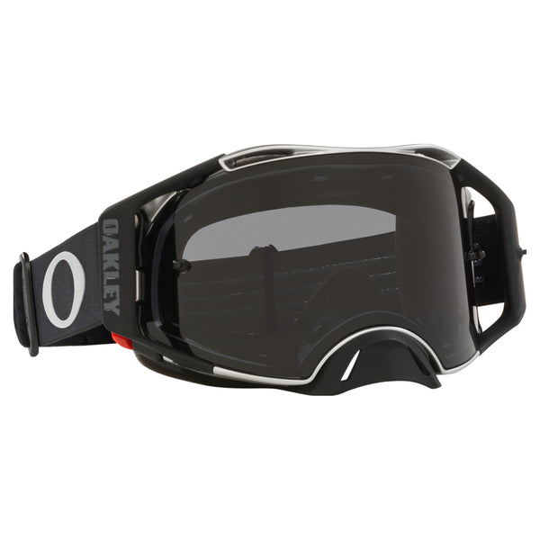 Oakley Airbrake MX Goggle (Tuff Blocks Black/Gunmetal) Dark Grey Lens