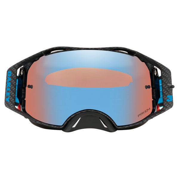 Oakley Airbrake Eli Tomac MX Goggle (Carbon/Blue/Black) Prizm Sapphire Lens