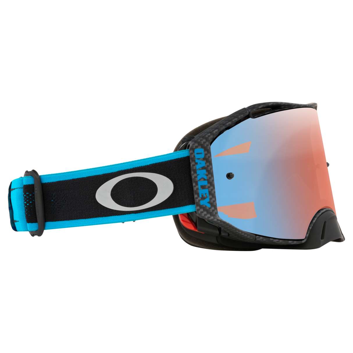 Oakley Airbrake Eli Tomac MX Goggle Carbon Blue Black Prizm Sapphire Dirt Store