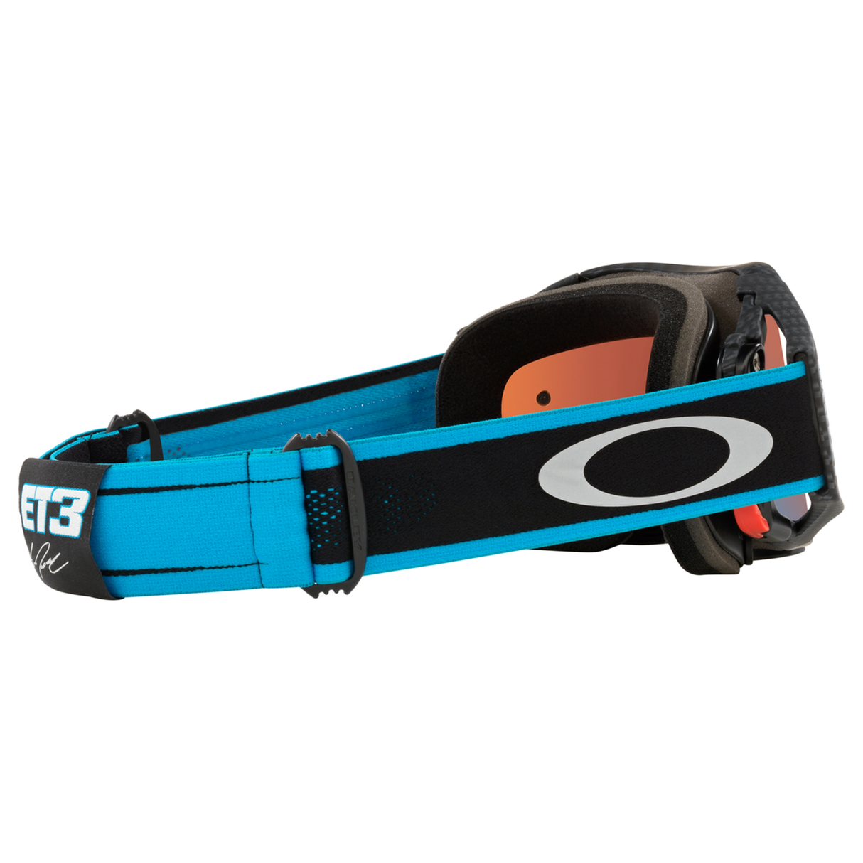 Oakley Airbrake Eli Tomac MX Goggle (Carbon/Blue/Black) Prizm Sapphire Lens
