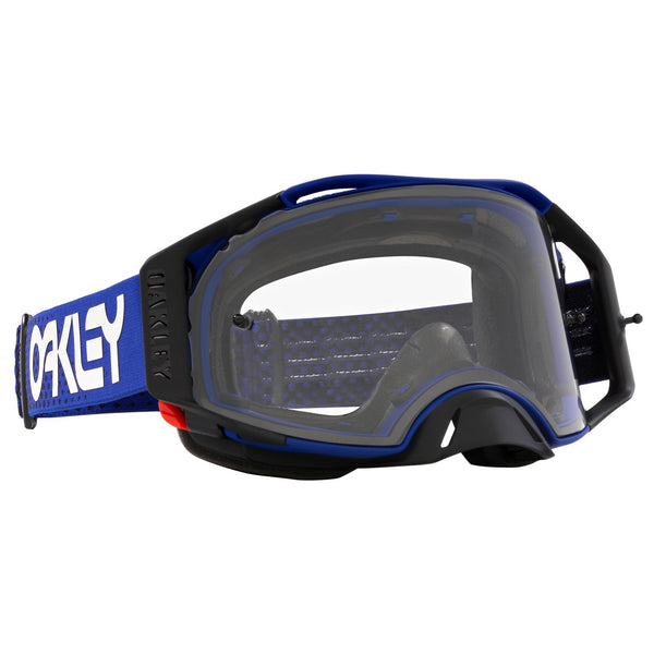 OAKLEY AIRBRAKE MX GOGGLE MOTO BLUE CLEAR LENS Dirt Store
