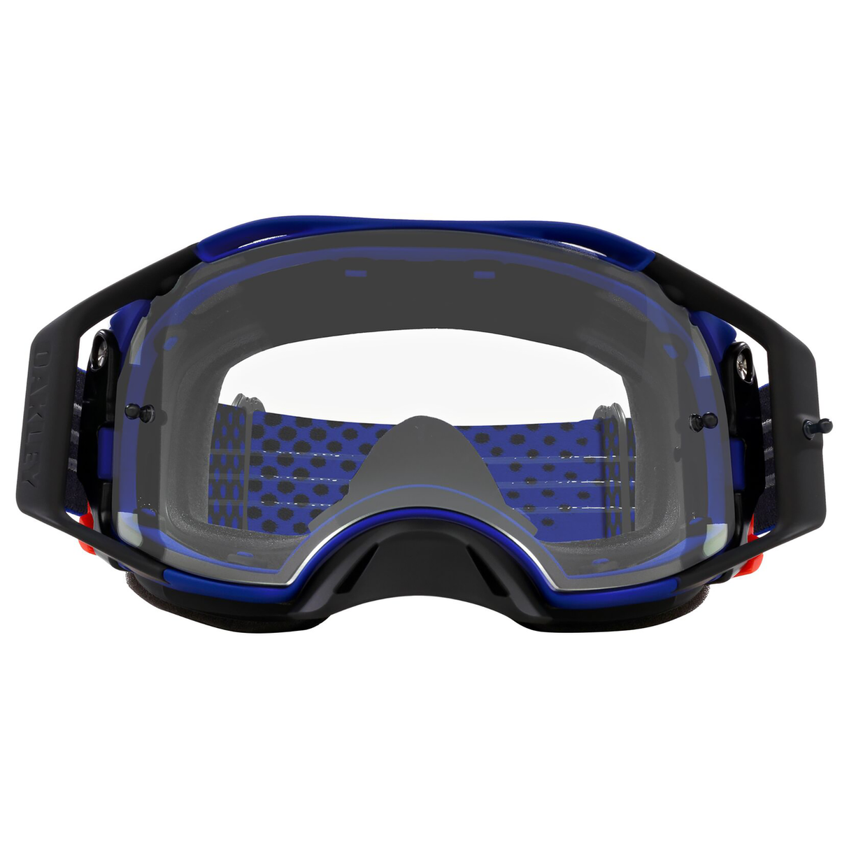 OAKLEY AIRBRAKE MX GOGGLE MOTO BLUE CLEAR LENS