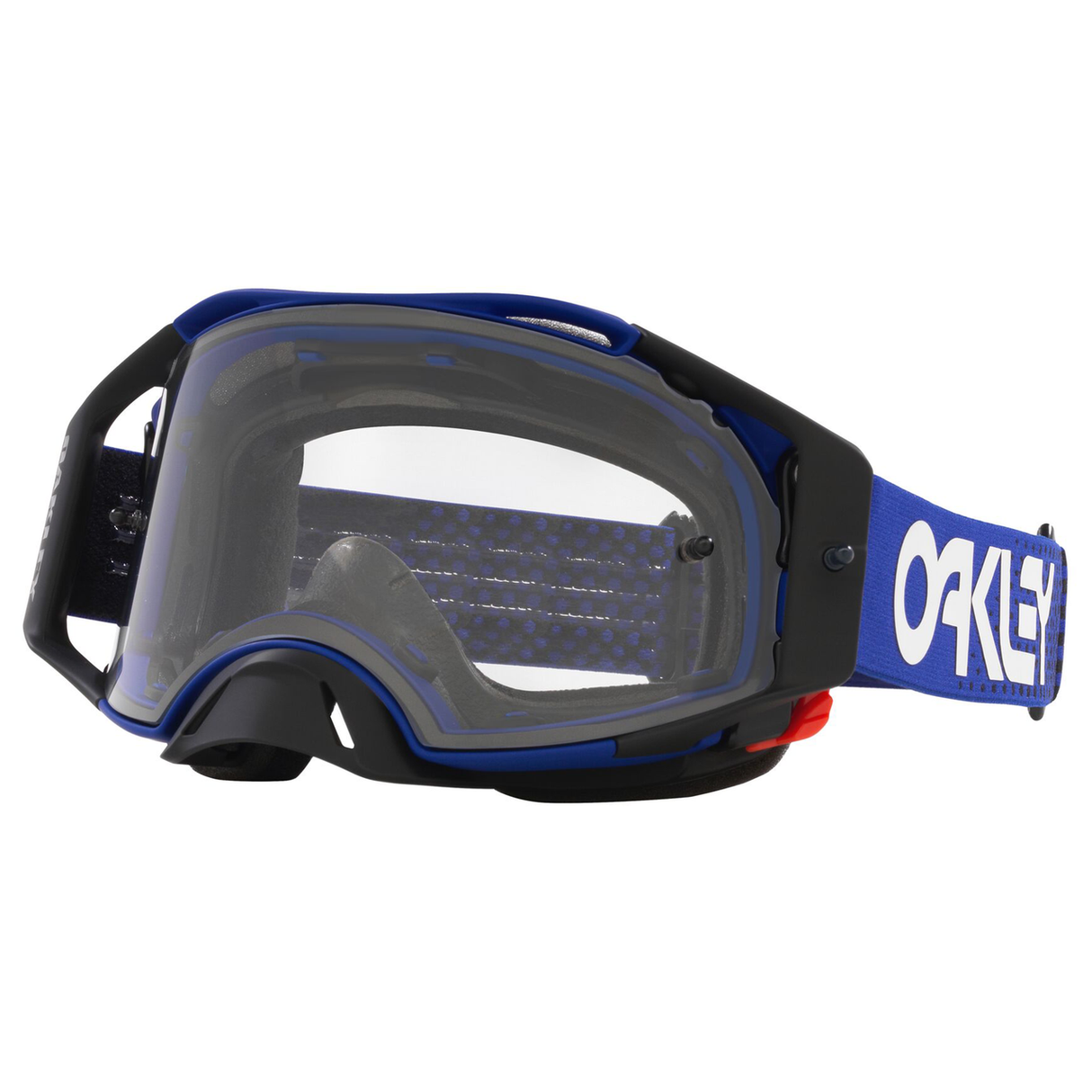 OAKLEY AIRBRAKE MX GOGGLE MOTO BLUE CLEAR LENS