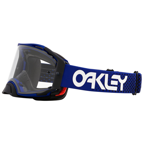 OAKLEY AIRBRAKE MX GOGGLE MOTO BLUE CLEAR LENS