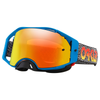 OAKLEY AIRBRAKE MX GOGGLE (BLUE CRACKLE) PRIZM MX TORCH LENS