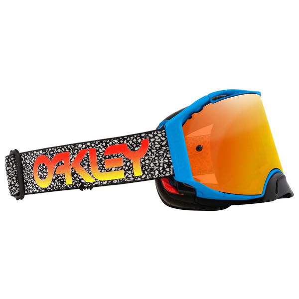 OAKLEY AIRBRAKE MX GOGGLE (BLUE CRACKLE) PRIZM MX TORCH LENS