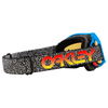 OAKLEY AIRBRAKE MX GOGGLE (BLUE CRACKLE) PRIZM MX TORCH LENS
