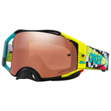 OAKLEY AIRBRAKE JEFFREY HERLINGS SIGNATURE MX GOGGLE (BLACK/TEAL/YELLOW) PRIZM MX BLACK LENS