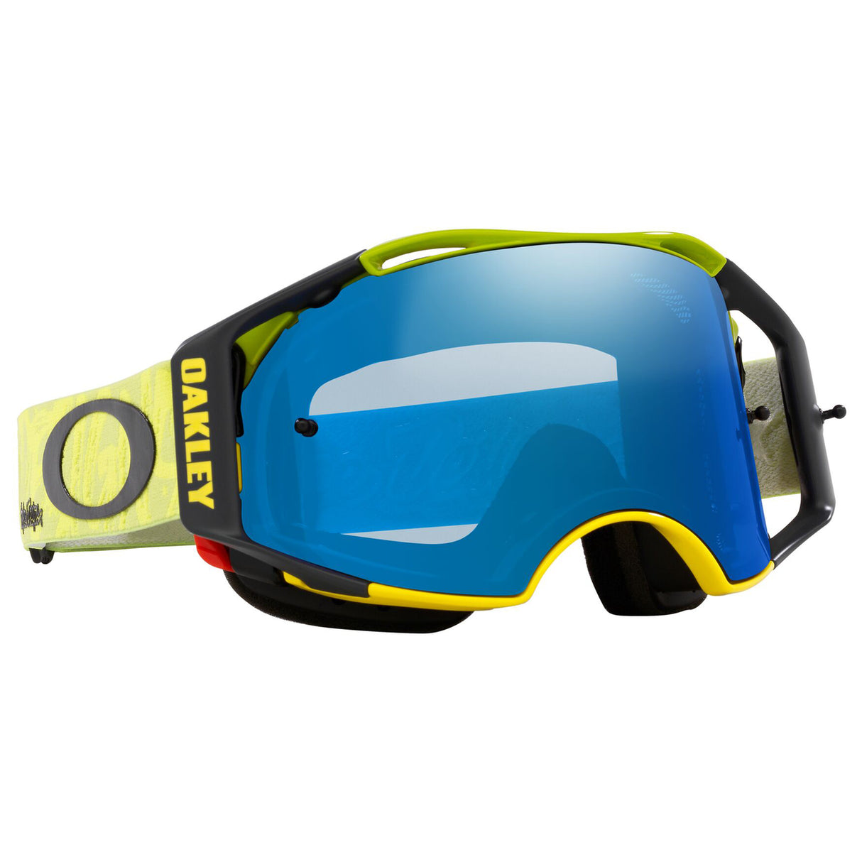 Oakley Airbrake TLD Collection MTB Goggle (Painted Yellow) Ice Iridium Lens