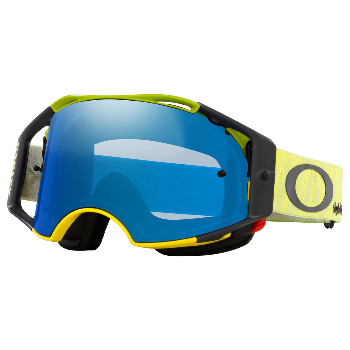 Oakley Airbrake TLD Collection MTB Goggle (Painted Yellow) Ice Iridium Lens