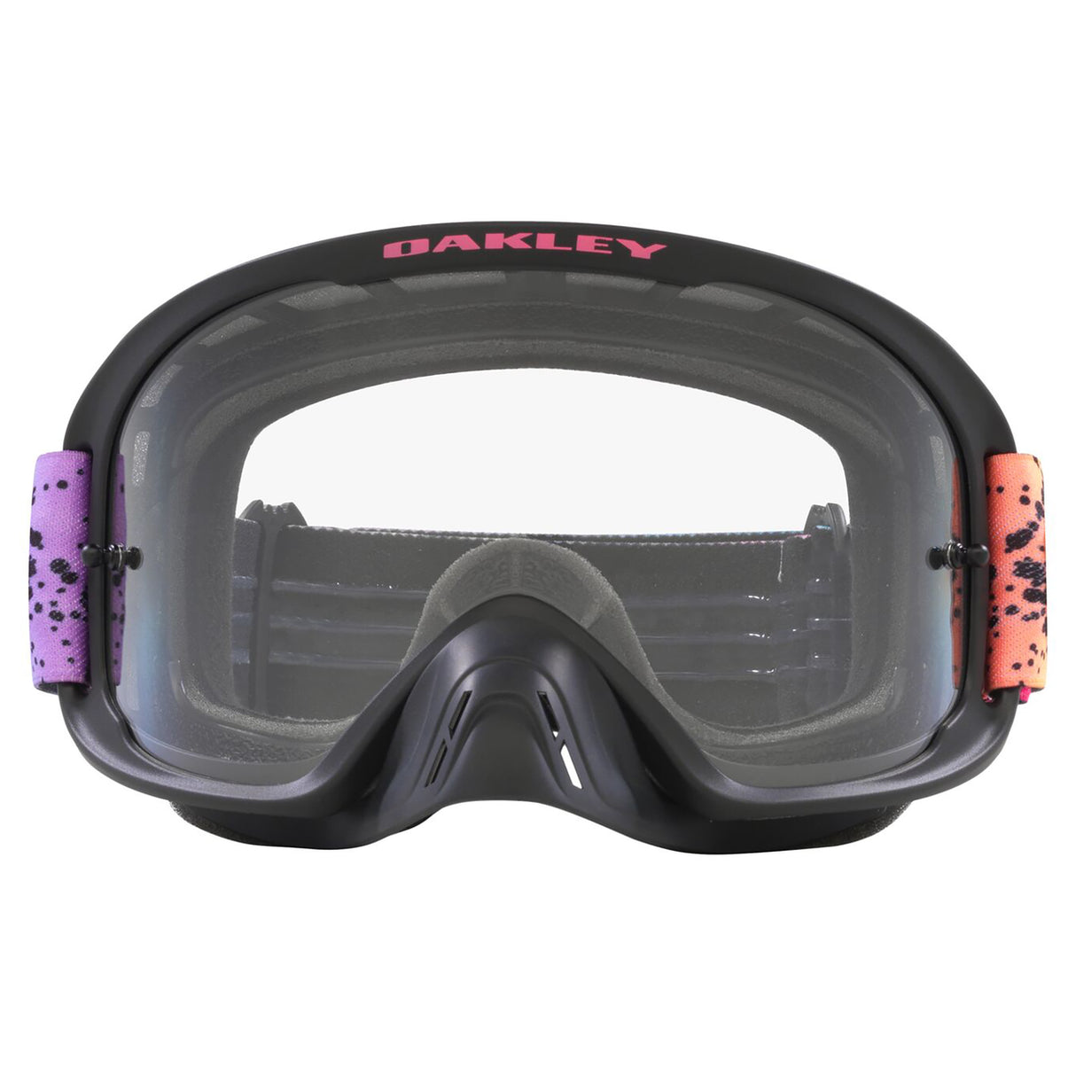 Oakley O Frame 2.0 Pro MX Goggle (Black Splatter) Clear Lens