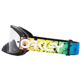 Oakley O Frame 2.0 Pro MX Goggle (Black Splatter) Clear Lens