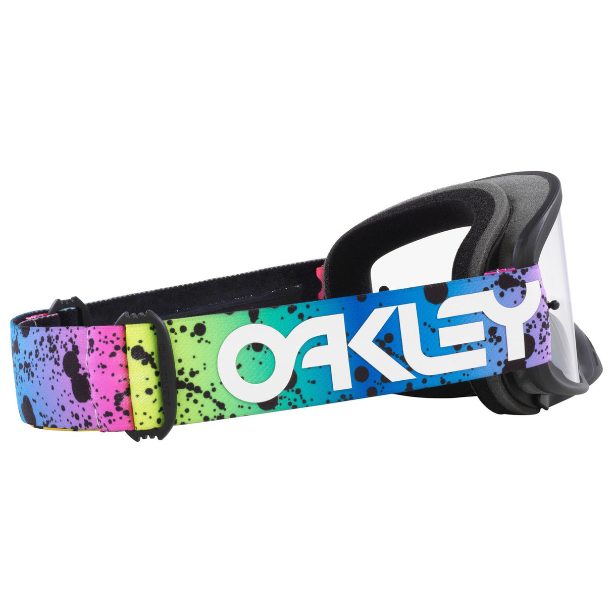 Oakley O Frame 2.0 Pro MX Goggle (Black Splatter) Clear Lens