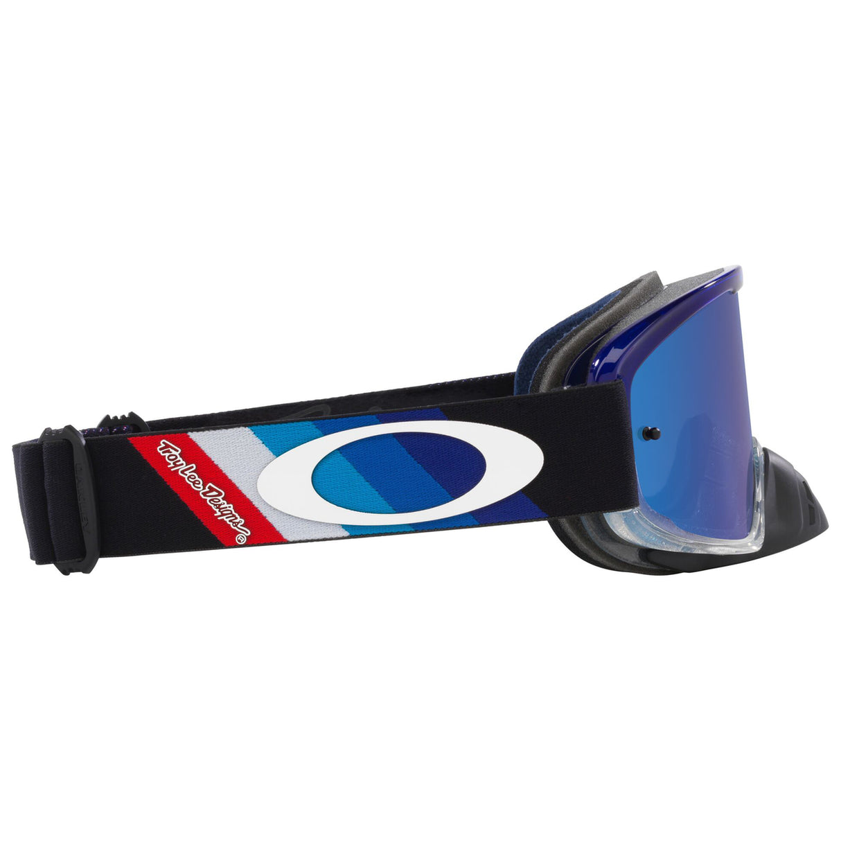 Oakley O Frame 2.0 Pro TLD Collection MX Goggle (Black Stripes) Black Ice Iridium Lens