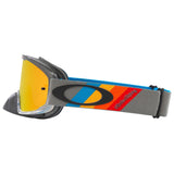 Oakley O Frame 2.0 Pro TLD Collection MX Goggle (Grey Stripes) Fire Iridium Lens