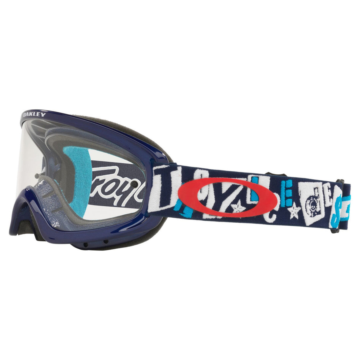 Oakley O Frame 2.0 Pro XS MX Goggle (TLD Anarchy Blue) Clear Lens