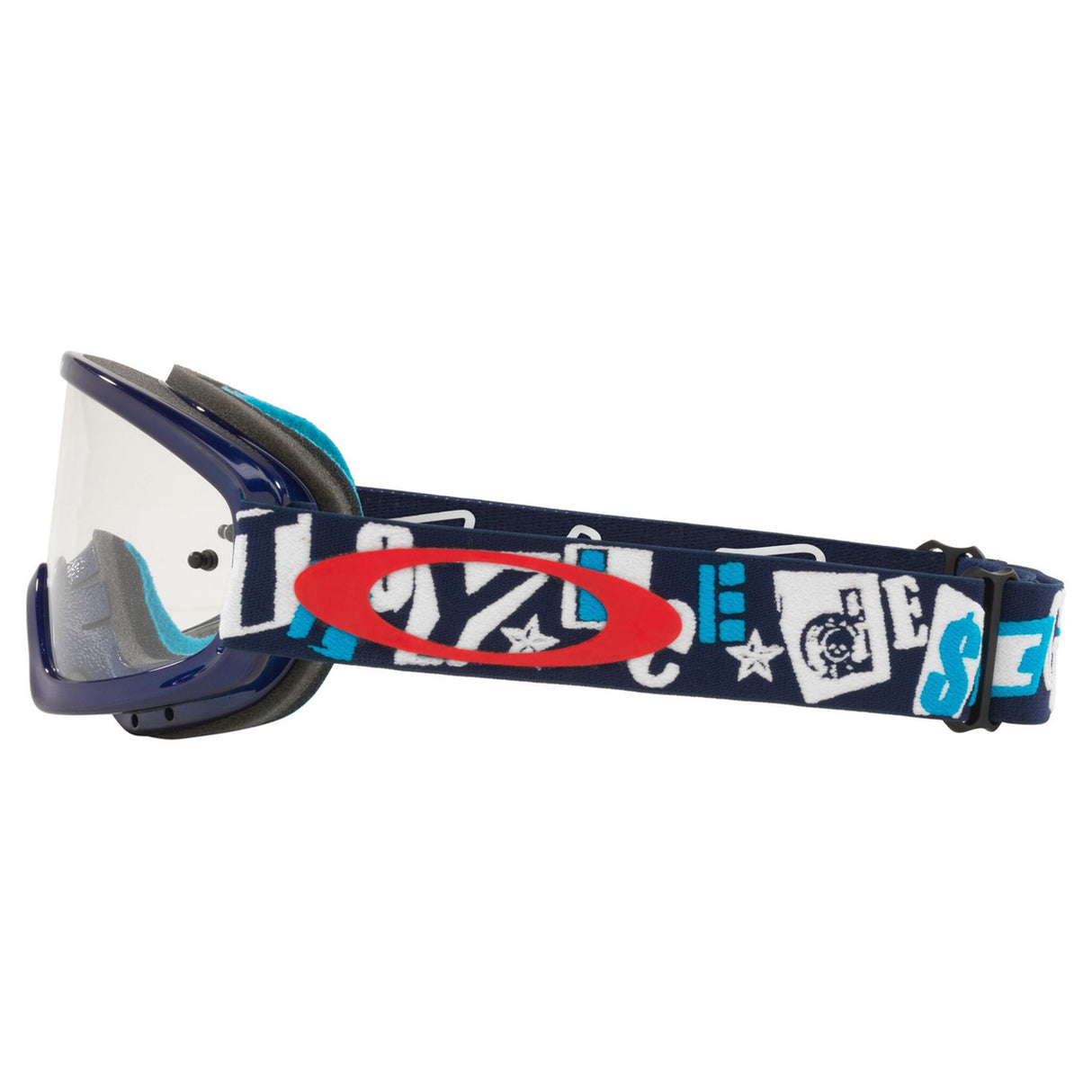 Oakley O Frame 2.0 Pro XS MX Goggle (TLD Anarchy Blue) Clear Lens