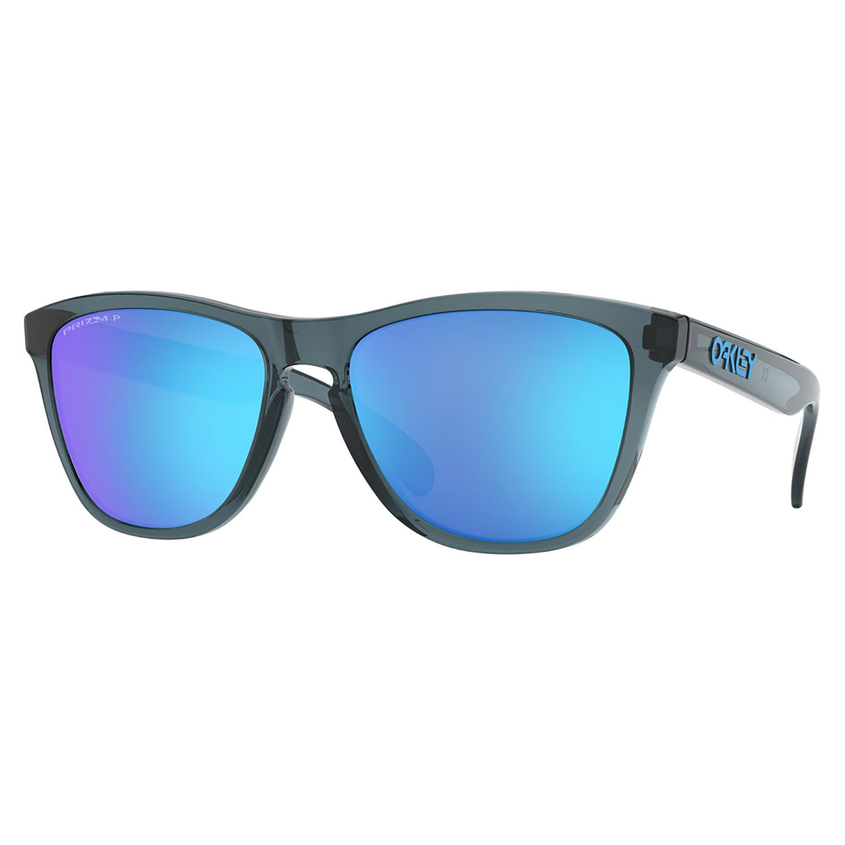 Oakley Frogskins Sunglasses (Crystal Black) Prizm Sapphire Polarized Lens