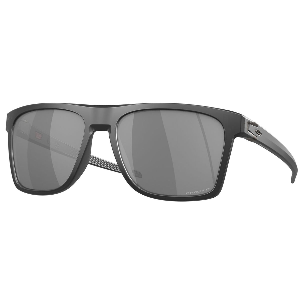 Oakley Leffingwell Sunglasses (Matte Black Ink) Prizm Black Polarized Lens