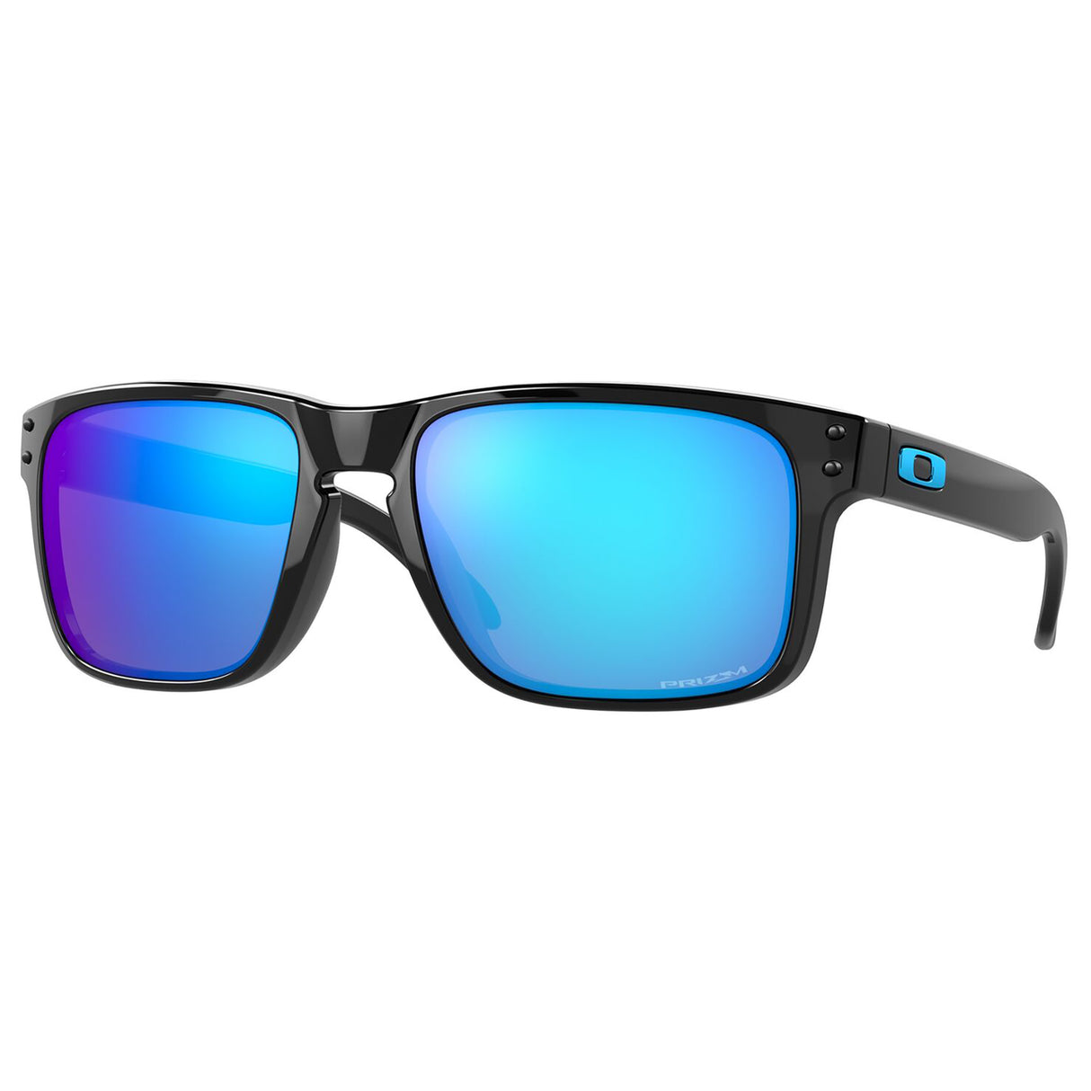Oakley Holbrook Sunglasses (Polished Black) Prizm Sapphire Lens