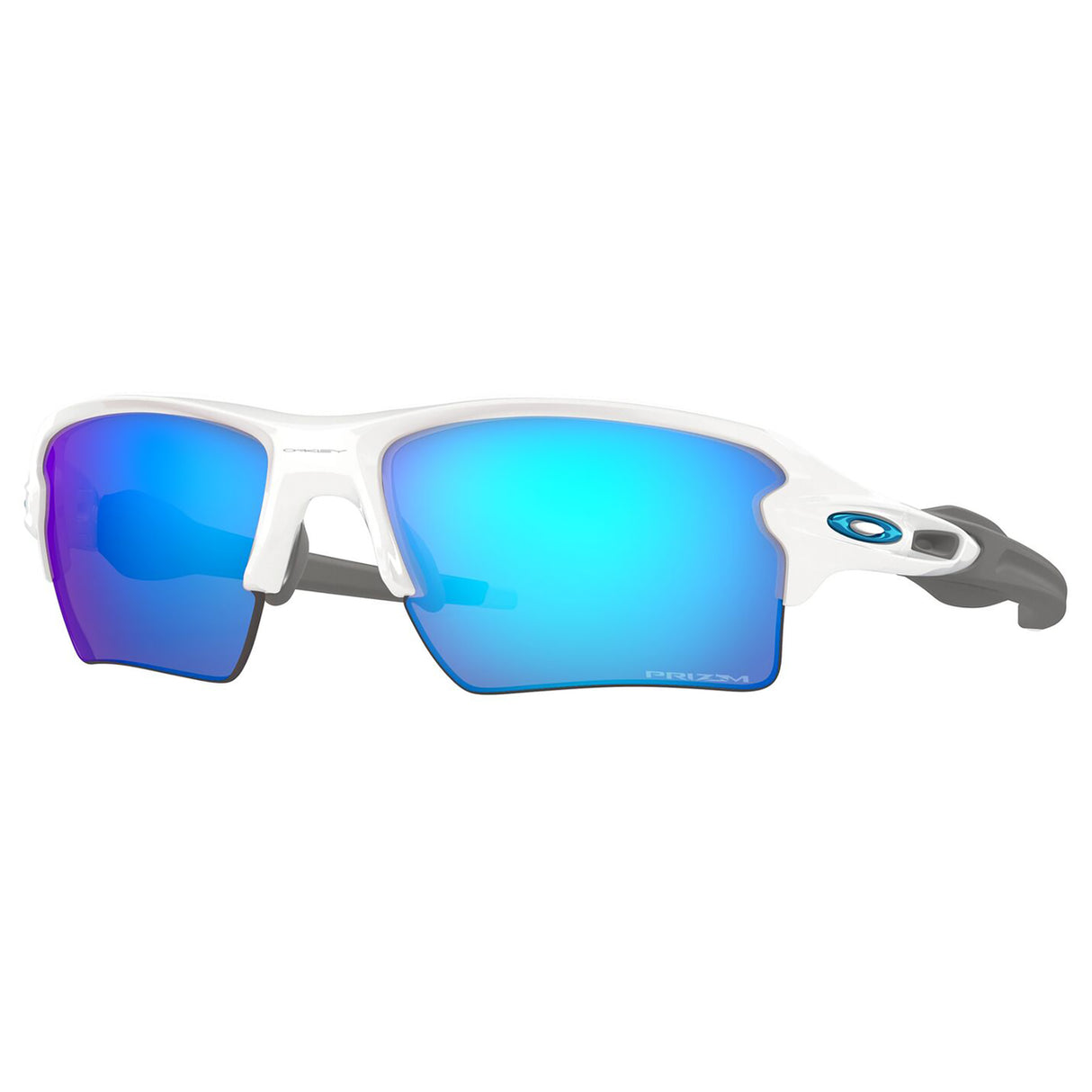 Oakley Flak 2.0 XL Sunglasses (Polished White) Prizm Sapphire Lens