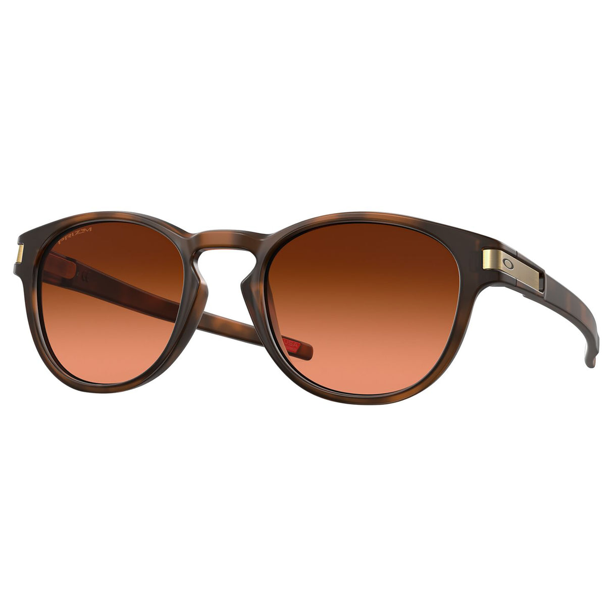 Oakley Latch Sunglasses (Matte Brown Tortoise) Prizm Brown Gradient Lens