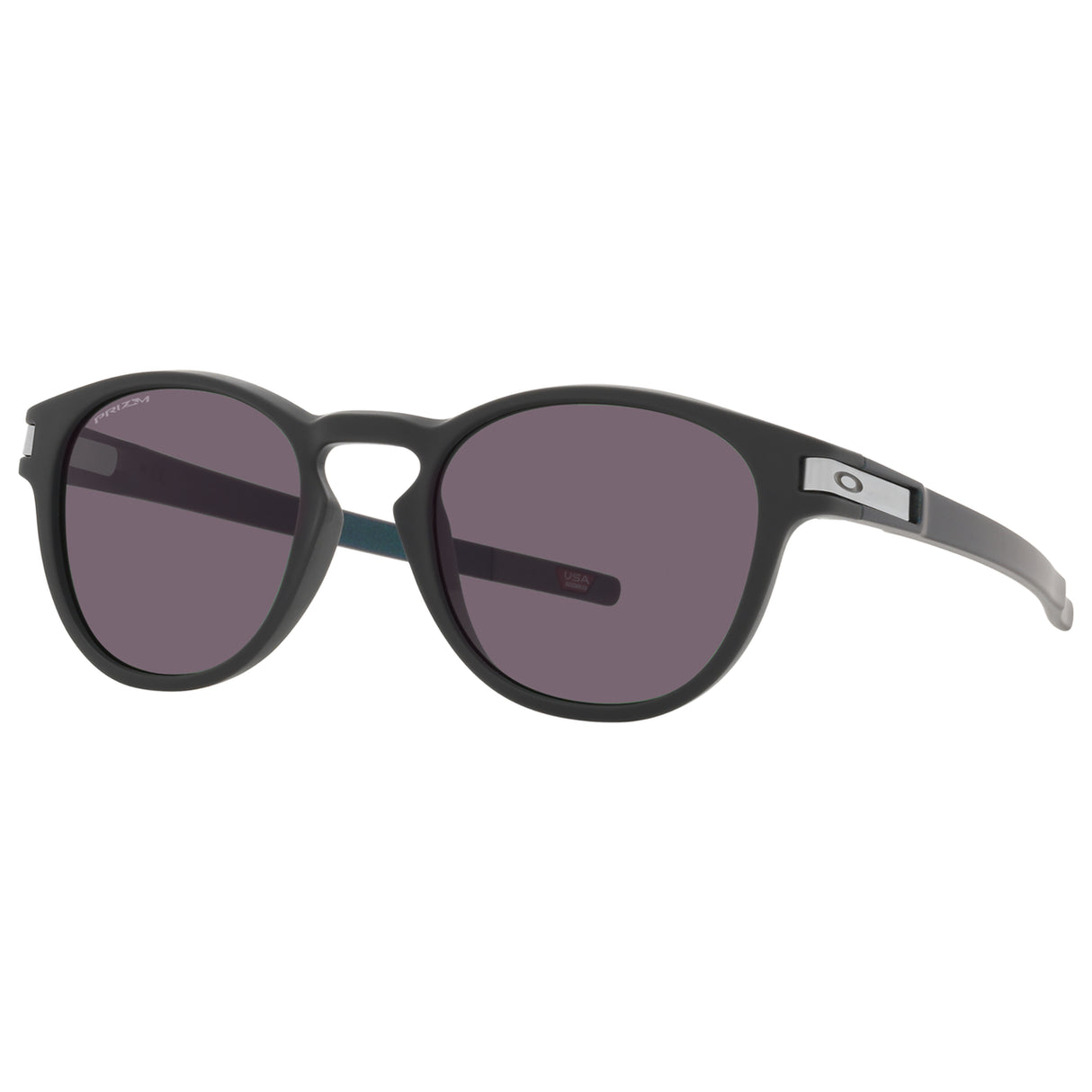 Oakley Latch Sunglasses (Matte Carbon) Prizm Grey Lens