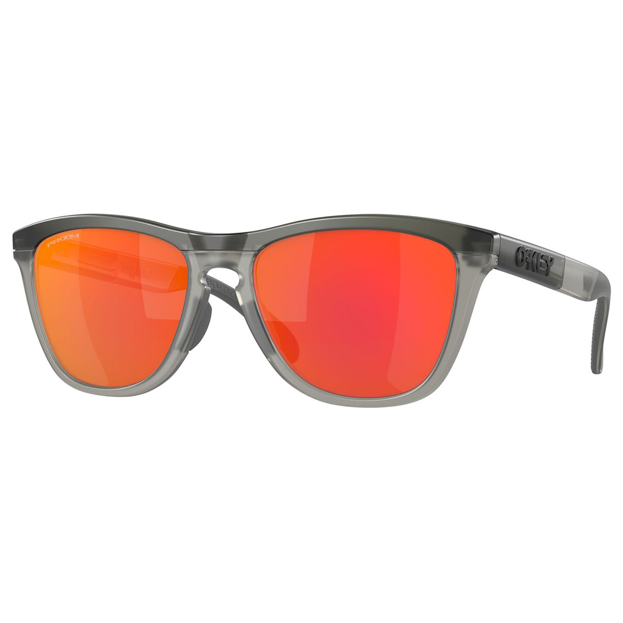 Oakley Frogskins Range Sunglasses (Matte Grey Smoke/Grey Ink) Prizm Ruby Lens
