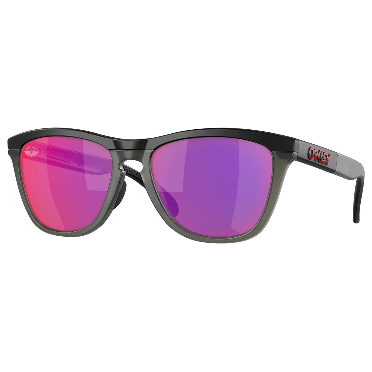Oakley Frogskins Range Sunglasses (Matte Black/Matte Grey Smoke) Prizm Road Lens