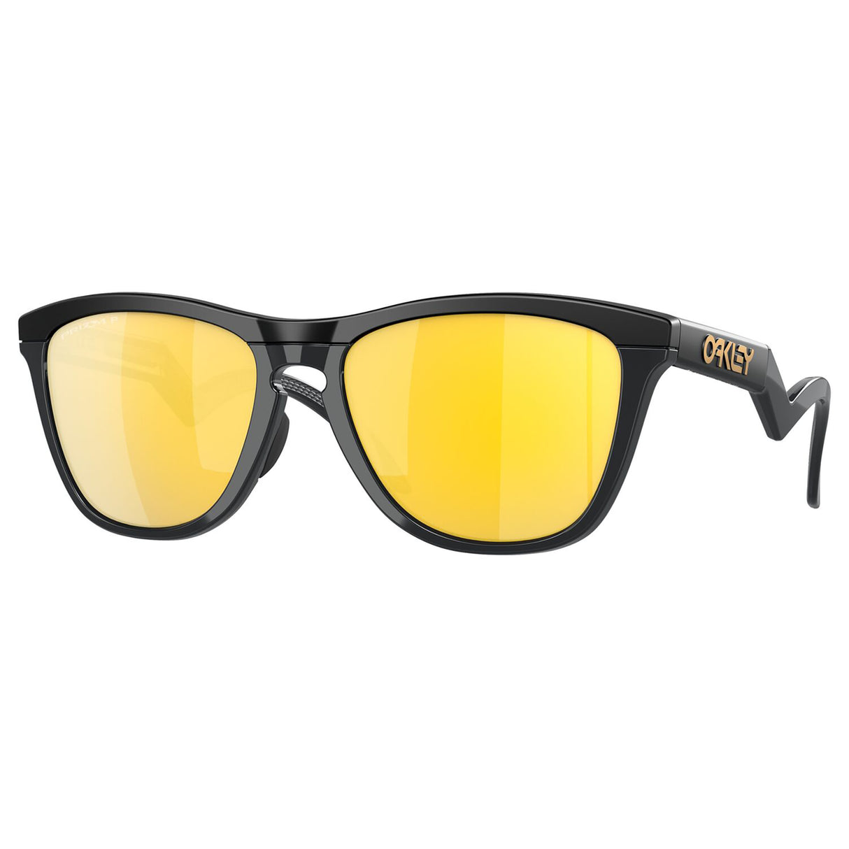 Oakley Frogskins Hybrid Sunglasses (Matte Black) Prizm 24K Polar Lens