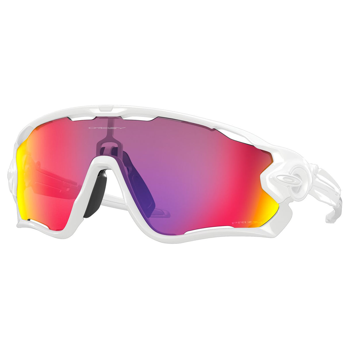 Oakley Jawbreaker Sunglasses (Polished White) Prizm Road Lens