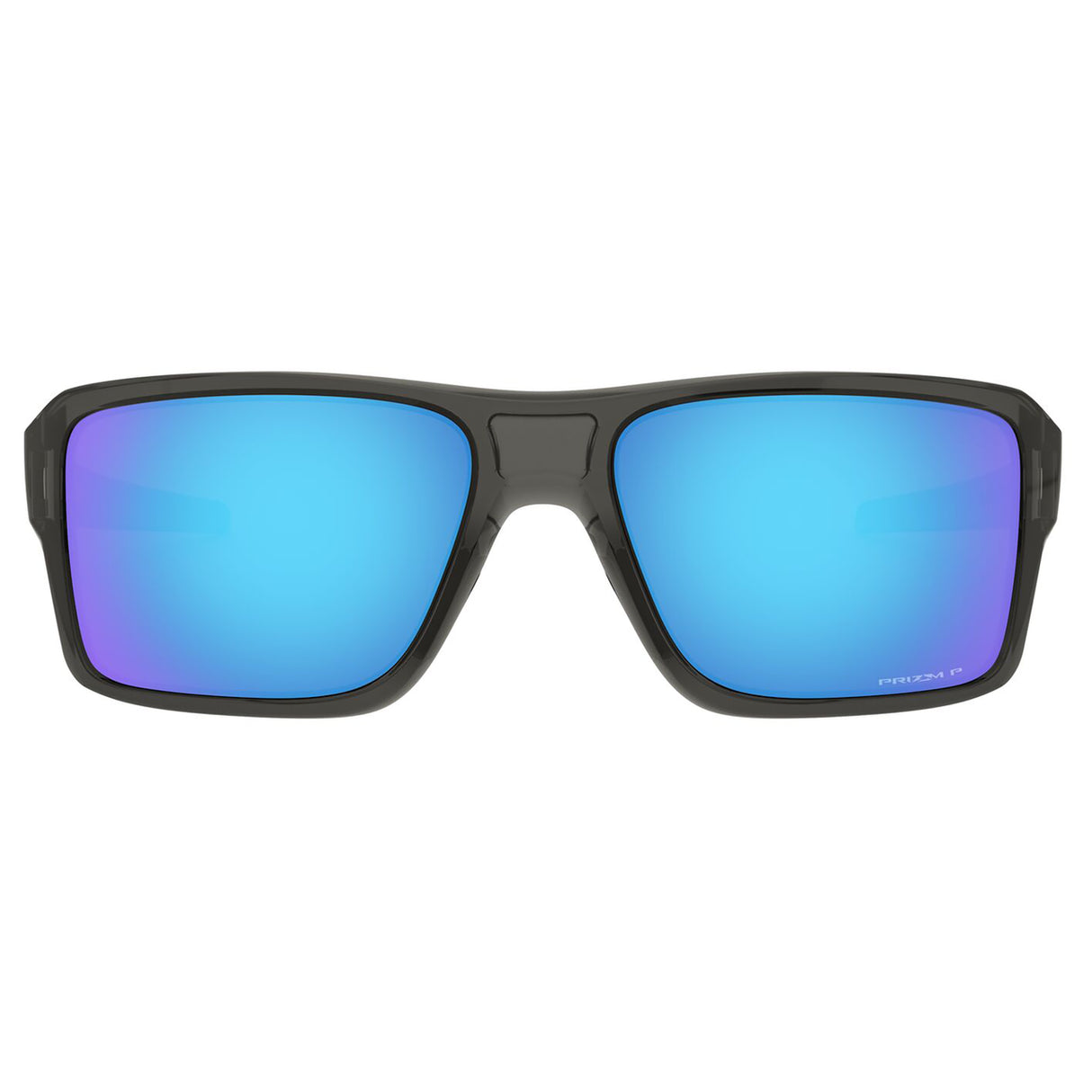 Oakley Double Edge Sunglasses (Grey Smoke) Prizm Sapphire Iridium Polar Lens