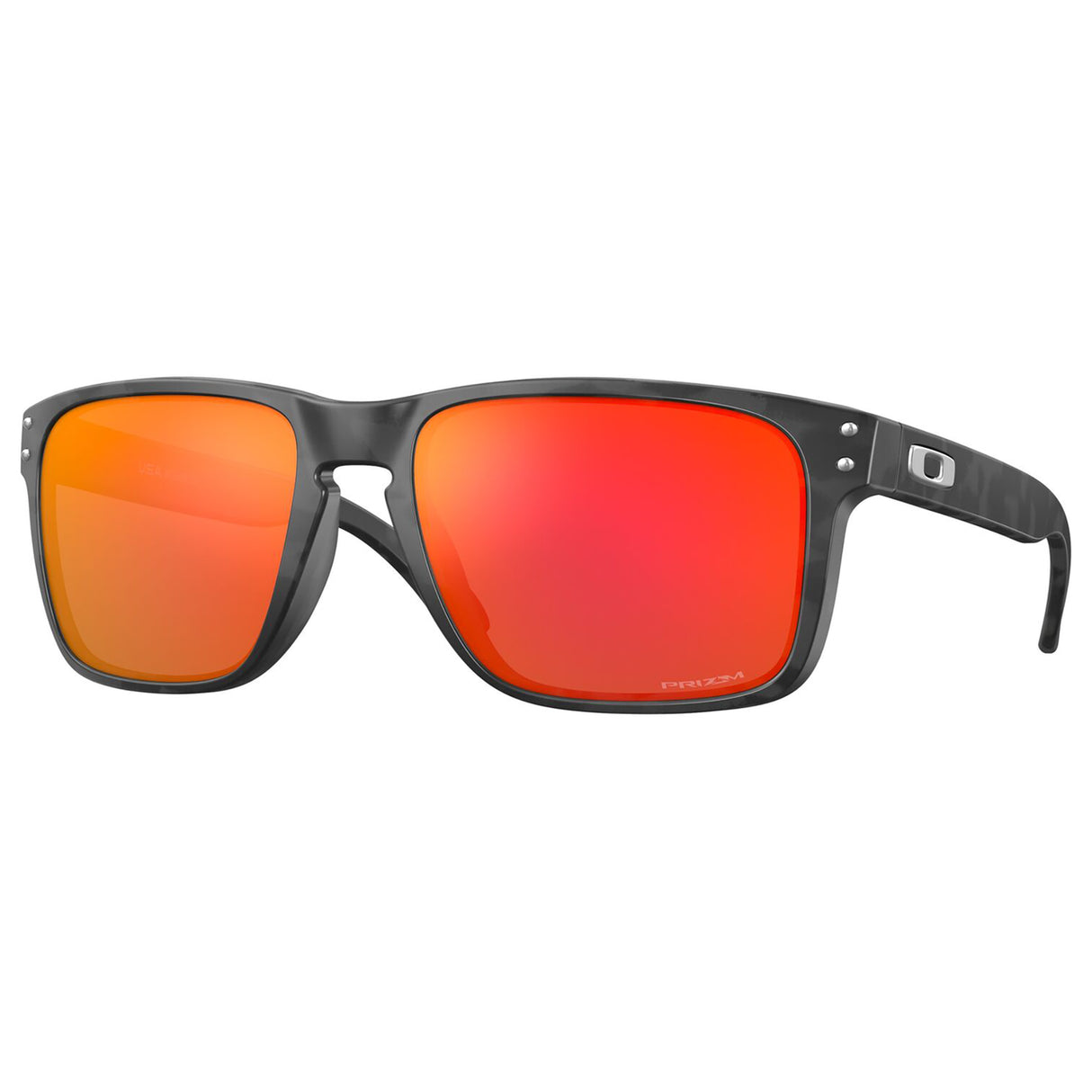 Oakley Holbrook XL Sunglasses (Matte Black Camo) Prizm Ruby Lens