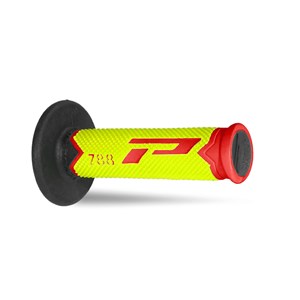 Pro Grip 788 Triple Density Full Diamond Grips **LTD** Red End / Yellow Centre / Black Inner